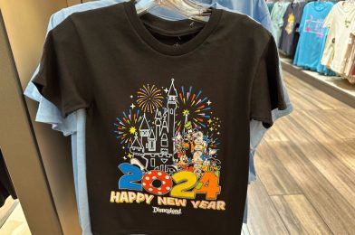 Celebrate the New Year At Disneyland Resort with NEW 2024 Starbucks Tumbler, Pins, Apparel, Housewares, & More
