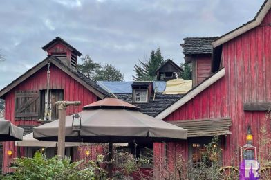 UPDATE: Roof of Cowboy Cookout BBQ Covered in Tarp After Fire at Disneyland Paris
