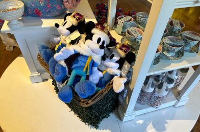King Mickey Mouse Plush Now Available in United Kingdom Pavilion at EPCOT