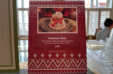 REVIEW: NEW Snowman Choux and Present Peppermint Brownie Pop Are Cute Sweets For The Season at Walt Disney World