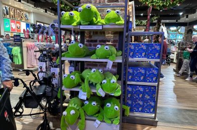 New Kermit Cuddleez Plush Hops Into Walt Disney World