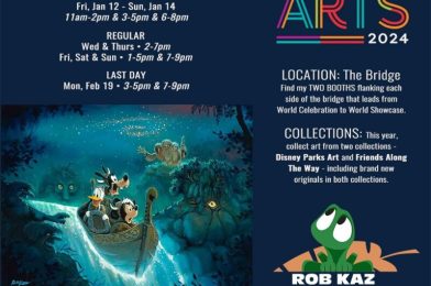 Rob Kaz Reveals Exclusive EPCOT International Festival of the Arts 2024 Paintings Including Maelstrom Art and Animal Kingdom Map