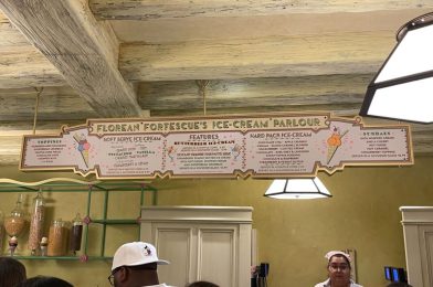 REVIEW: Huckleberry Flavor is a Sweet New Addition to Florean Fortescue’s Ice Cream Parlour in Diagon Alley at Universal Studios Florida