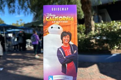 PHOTOS: New Disney California Adventure Guidemap Features Baymax and Hiro in San Fransokyo Square on the Cover