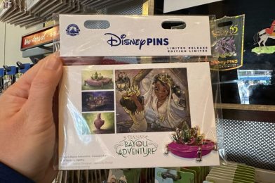 First Official Tiana’s Bayou Adventure Pin Arrives at Disneyland Resort