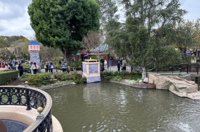 PHOTOS: New Castle Projectors Added Along the Moat at Disneyland Park