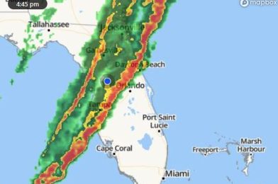 Tornado Watch Issued for Walt Disney World Area, In Effect Through 9 p.m. Tonight