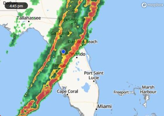 Tornado Watch Issued for Walt Disney World Area, In Effect Through 9 p ...