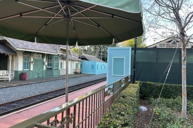PHOTOS: New Orleans Square Railroad Station Now Closed at Disneyland Park