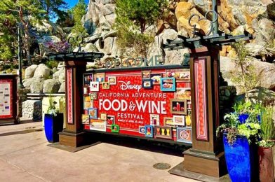 FULL MENUS ANNOUNCED for the Food and Wine Festival at Disney California Adventure