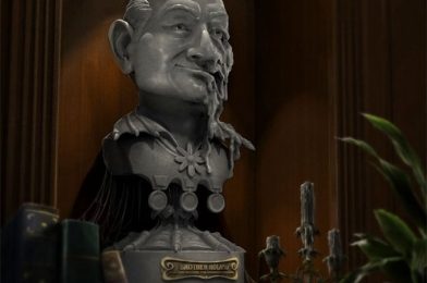 Rolly Crump ‘Museum of the Weird’ Bust Coming to Disney Treasure’s Haunted Mansion Bar