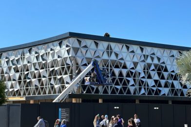 More Paneling Installed on CommuniCore Hall & More Updates at EPCOT