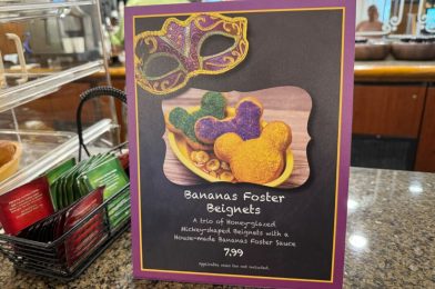 REVIEW: Limited-Time Bananas Foster Beignets Available for Mardi Gras at Disney’s Port Orleans Resort