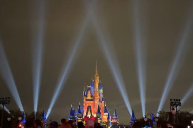 VIDEO: Spotlights Upgraded for ‘Happily Ever After’ Fireworks at Magic Kingdom