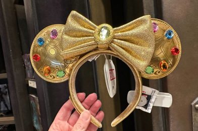 NEW Thanos Infinity Stone Ear Headband Arrives at Disneyland Resort
