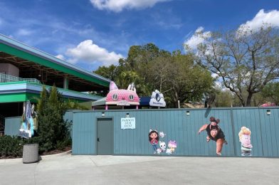 PHOTOS: Gabby’s Dollhouse Sign and More Installed at DreamWorks Land in Universal Studios Florida