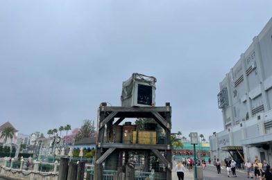 New Nighttime Spectacular Projectors Turned On, Covered in Props at Universal Studios Florida