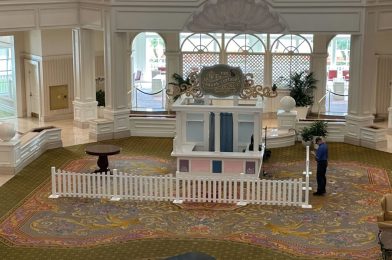The Grand Cottage Installed at Disney’s Grand Floridian Resort for Easter 2024