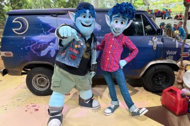 ‘Onward’ Characters Meeting at Pixar Pals Playtime Party for Pixar Fest