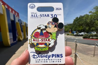 New Limited Edition Disney’s All-Star Resorts 30th Anniversary Pin Features Cast Member Costume
