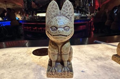 REVIEW: New Grinning Loth-Cat Drink With Souvenir Mug at Oga’s Cantina in Disneyland