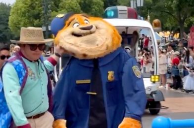 VIDEO: Clawhauser Deflates During Zootopia Pre-Parade at Shanghai Disneyland