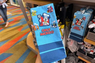 New Chef Mickey’s Kitchen Towels and Activity Book at Disney’s Contemporary Resort