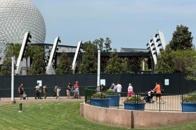 ‘Celebración Encanto’ Flags and ‘Festival Favorites’ Sign Installed at CommuniCore in EPCOT
